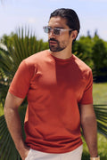 THE DESIO SLIM T-SHIRT - Red Brick