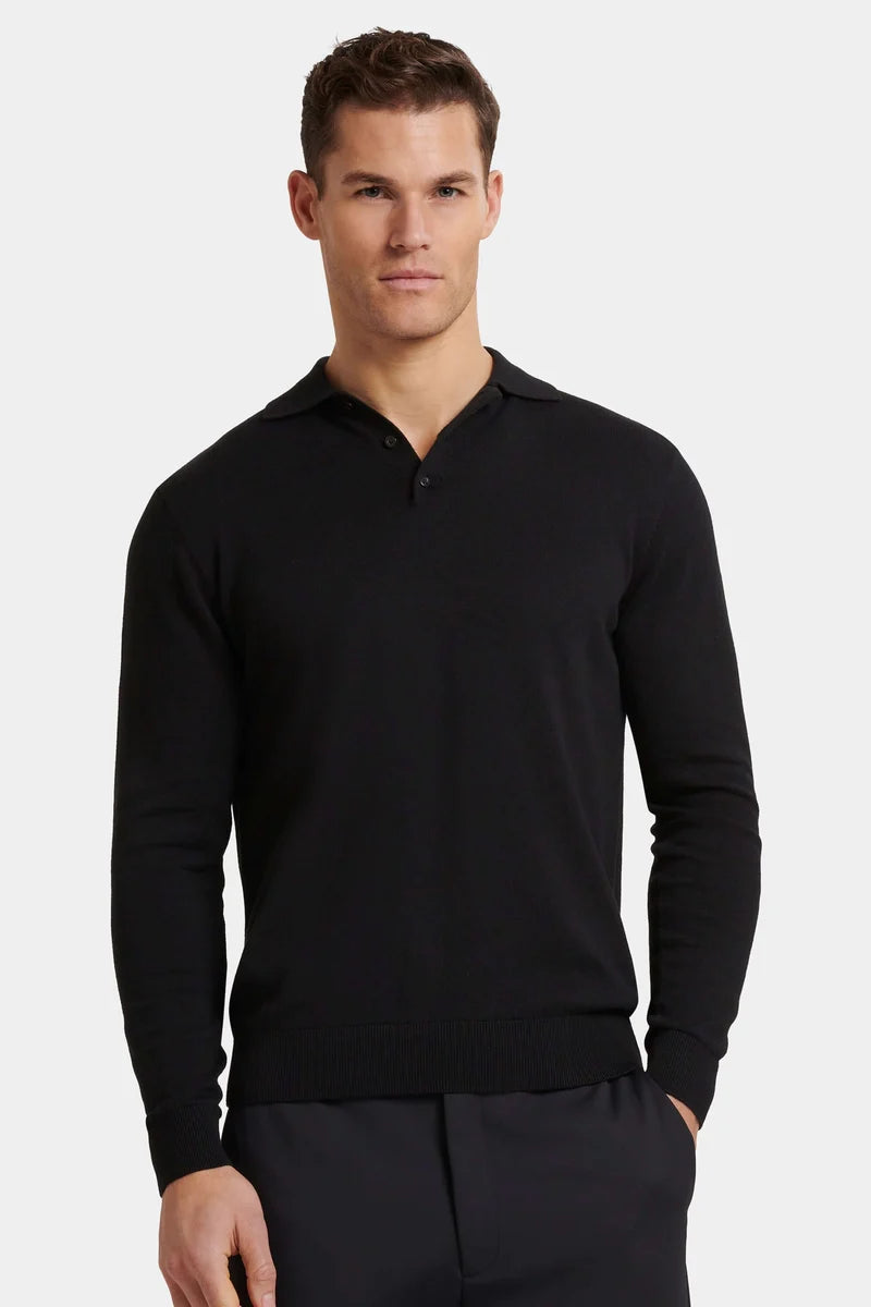 THE SANTONI POLO - Black