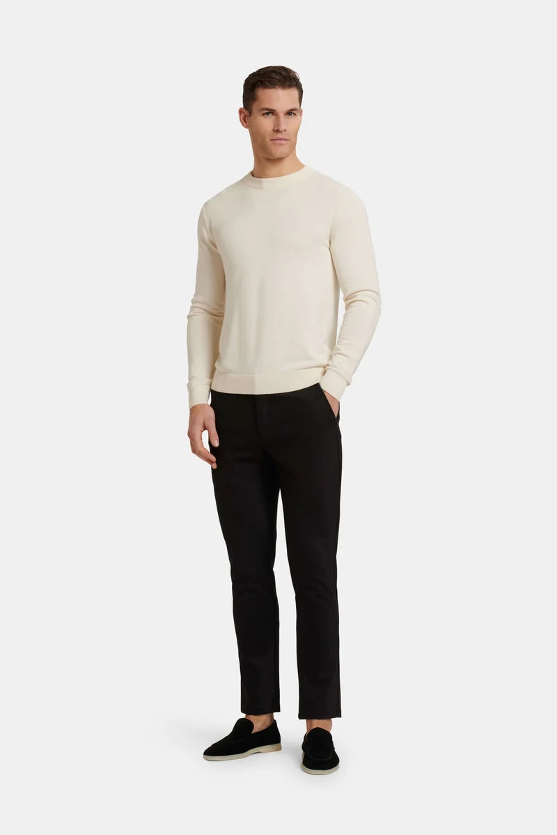 THE SANTONI CREWNECK SWEATER - Oat Milk