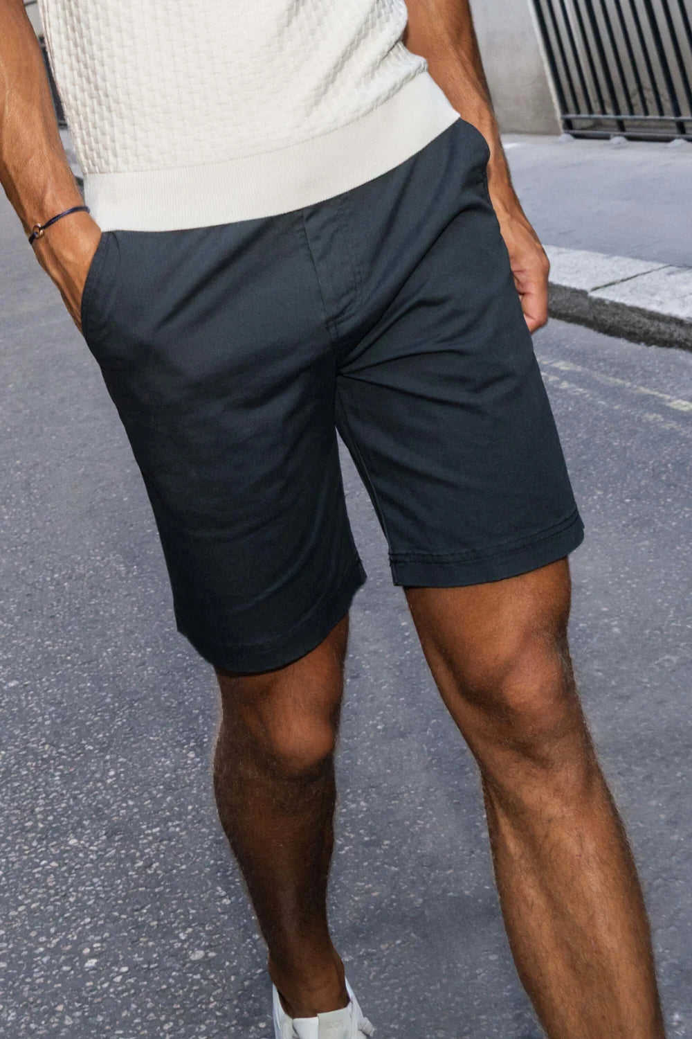 THE ALDO SLIM SHORTS - Black