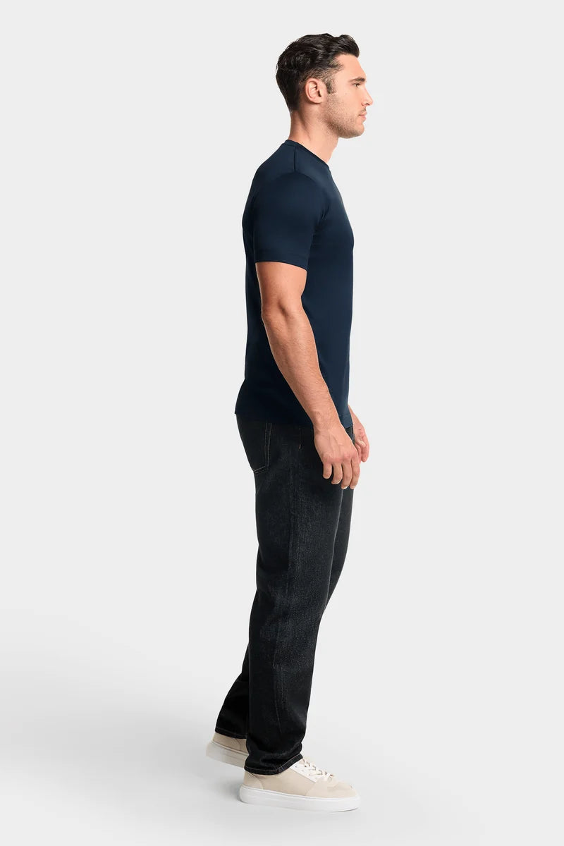 THE DESIO SLIM T-SHIRT - Navy Blue