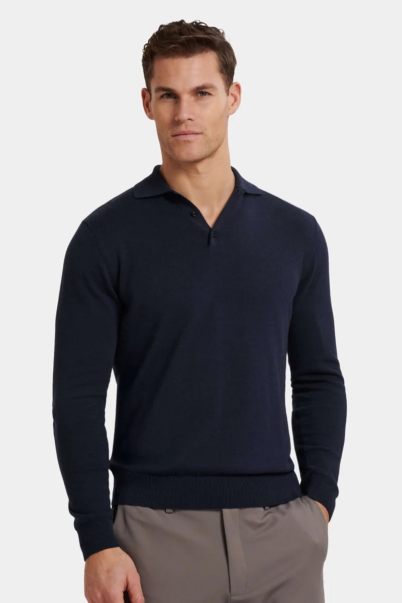 THE SANTONI POLO - Navy Blue