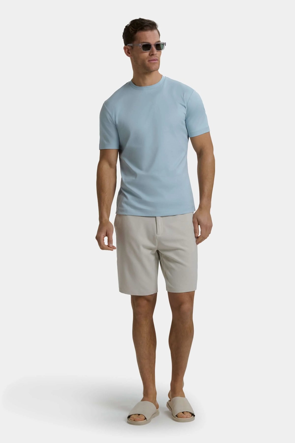 THE DESIO SLIM T-SHIRT - Mild blue