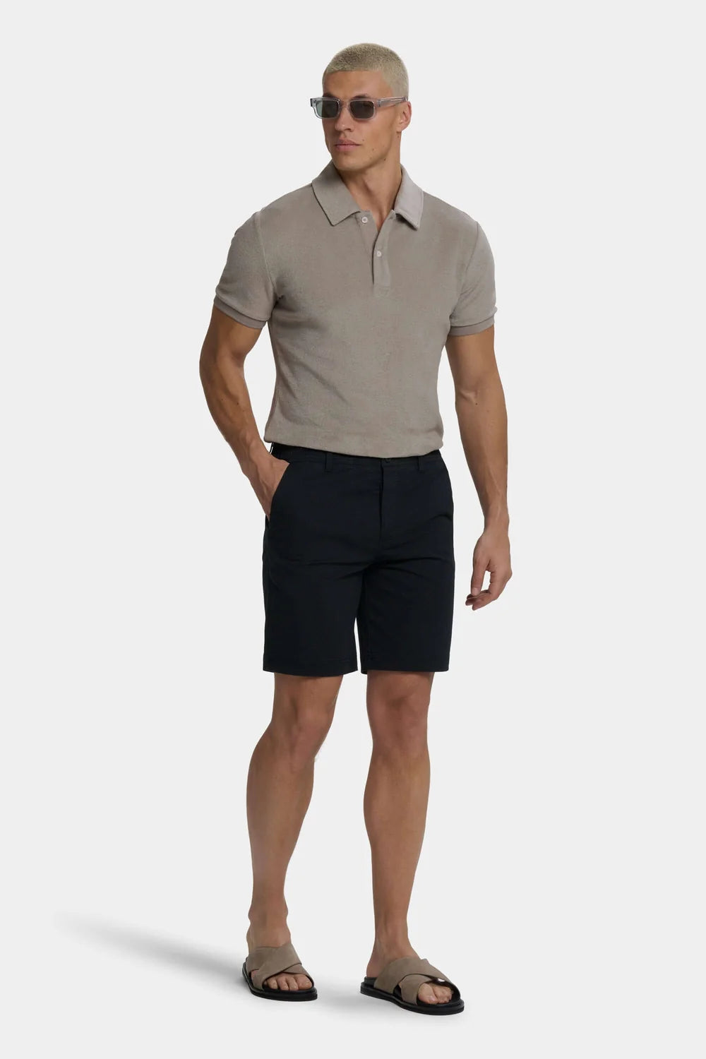 THE ALDO SLIM SHORTS - Black