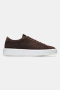 THE CLASSIC SUEDE TRAINER - Dark Brown