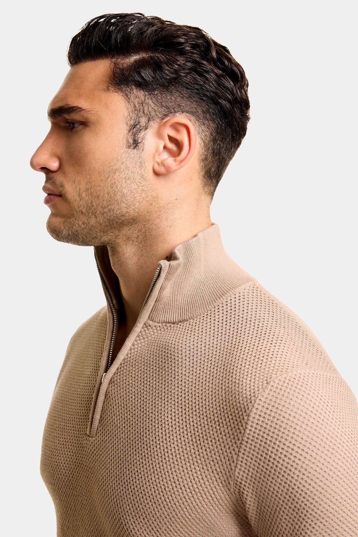 THE FABIO QUARTER ZIP SWEATER