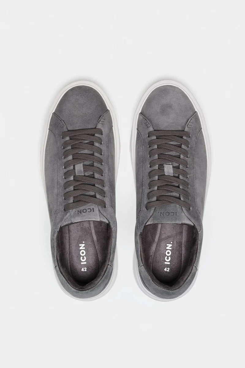 THE CLASSIC SUEDE TRAINER - Dark Grey