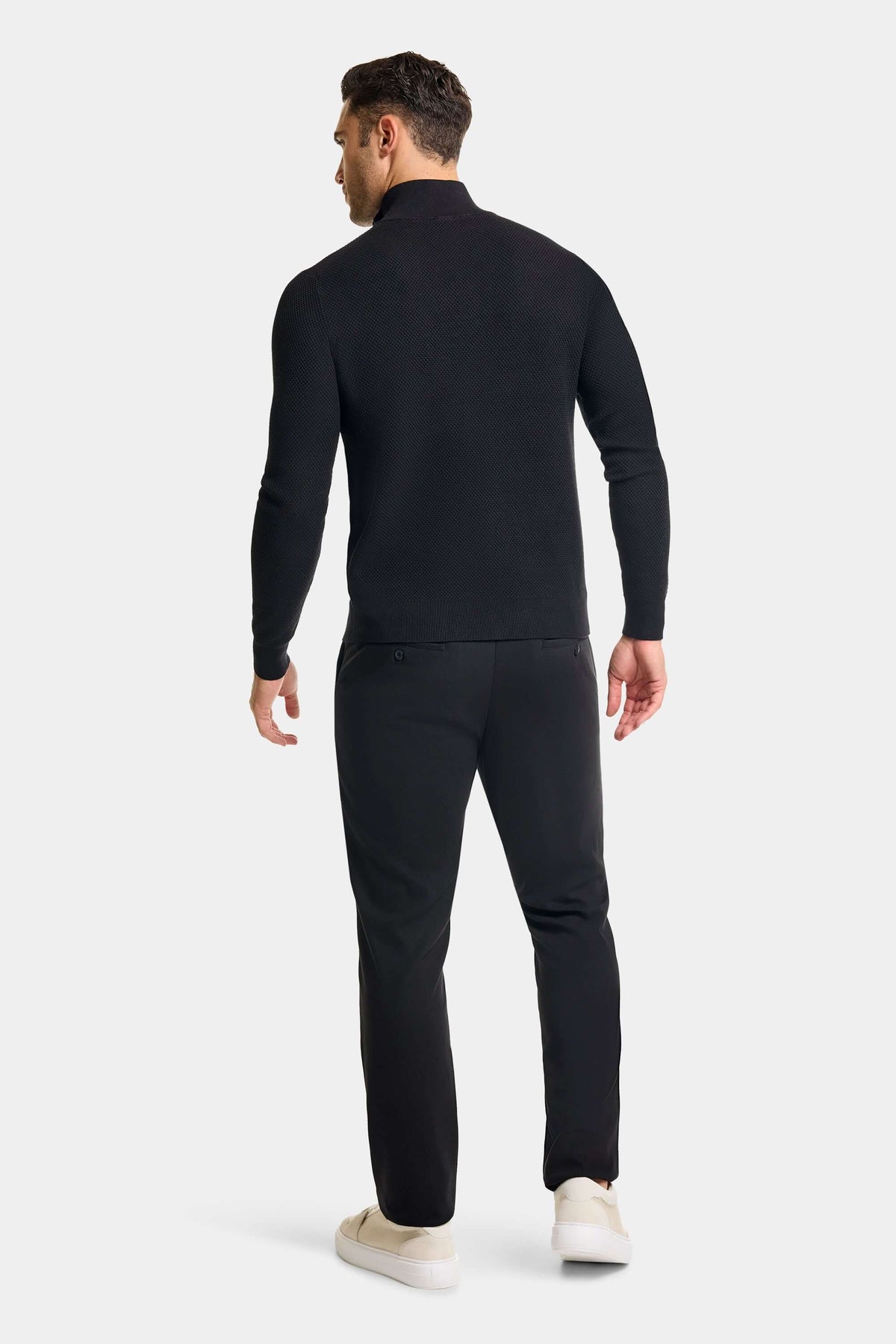 THE FABIO QUARTER ZIP SWEATER