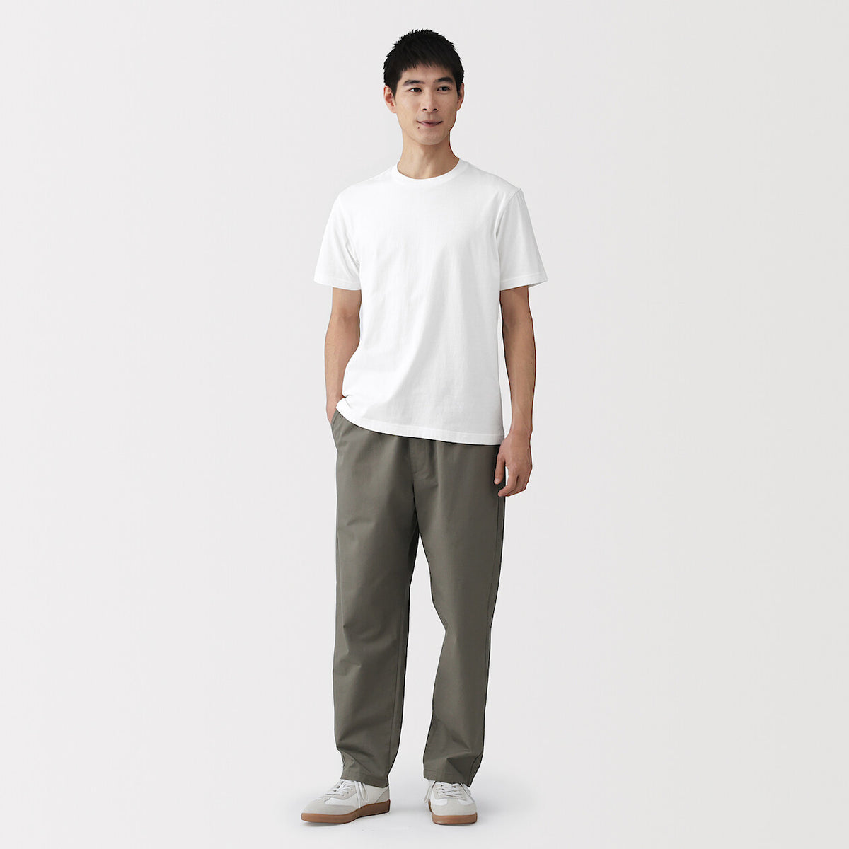 Men's Cotton Short Sleeve Crew Neck T-Shirt