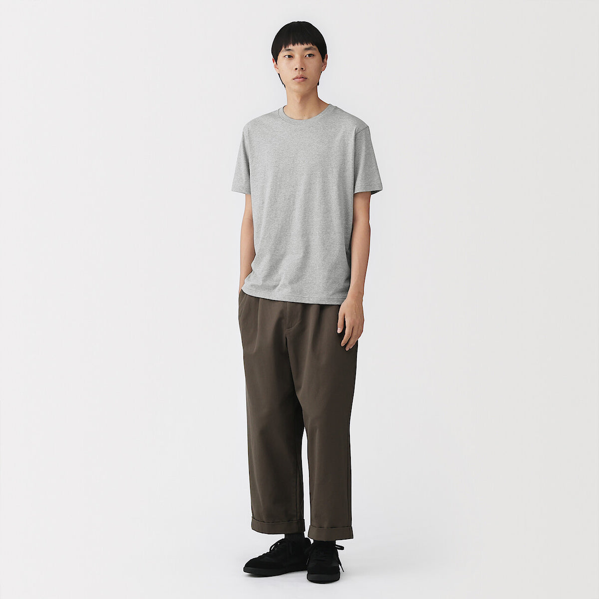 Men's Cotton Short Sleeve Crew Neck T-Shirt