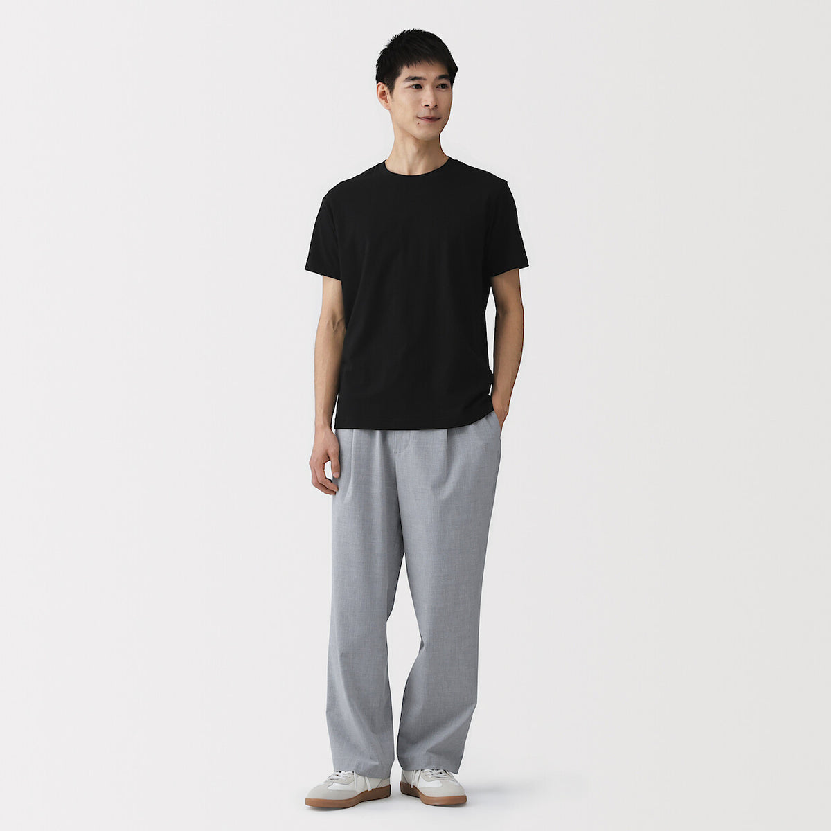 Men's Cotton Short Sleeve Crew Neck T-Shirt