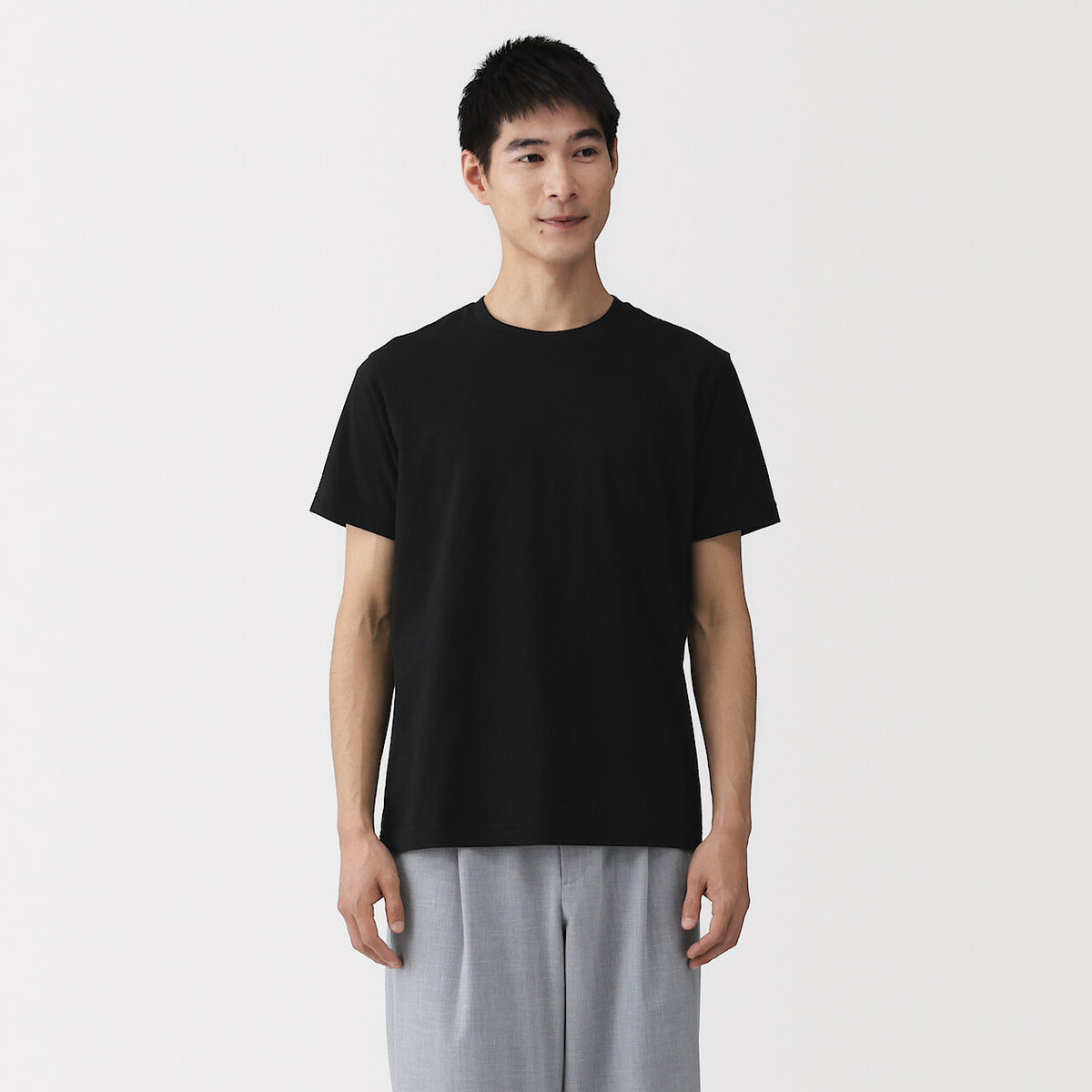 Men's Cotton Short Sleeve Crew Neck T-Shirt