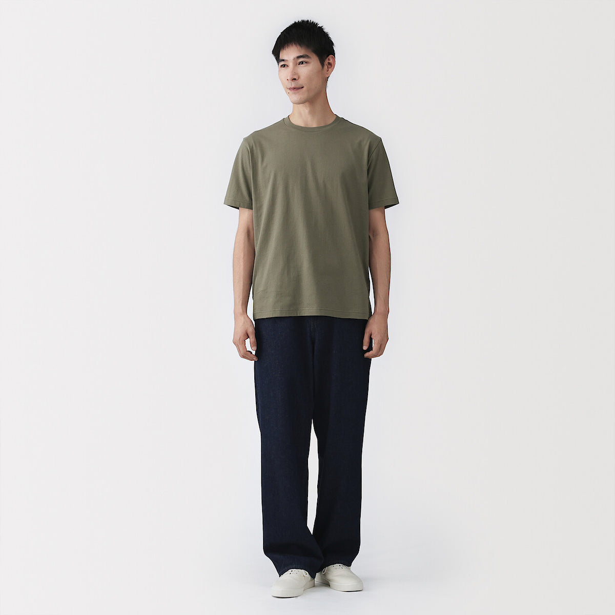 Men's Cotton Short Sleeve Crew Neck T-Shirt