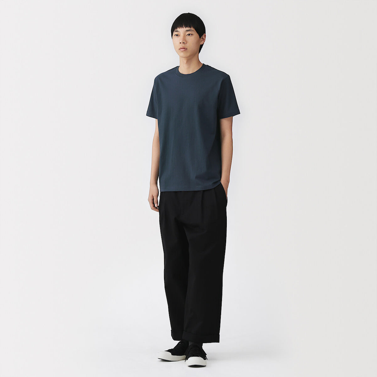 Men's Cotton Short Sleeve Crew Neck T-Shirt