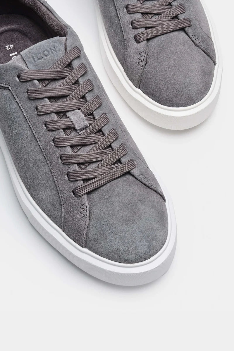 THE CLASSIC SUEDE TRAINER - Dark Grey