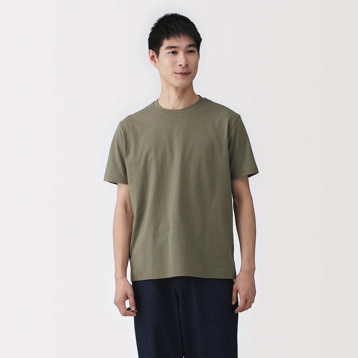 Men's Cotton Short Sleeve Crew Neck T-Shirt
