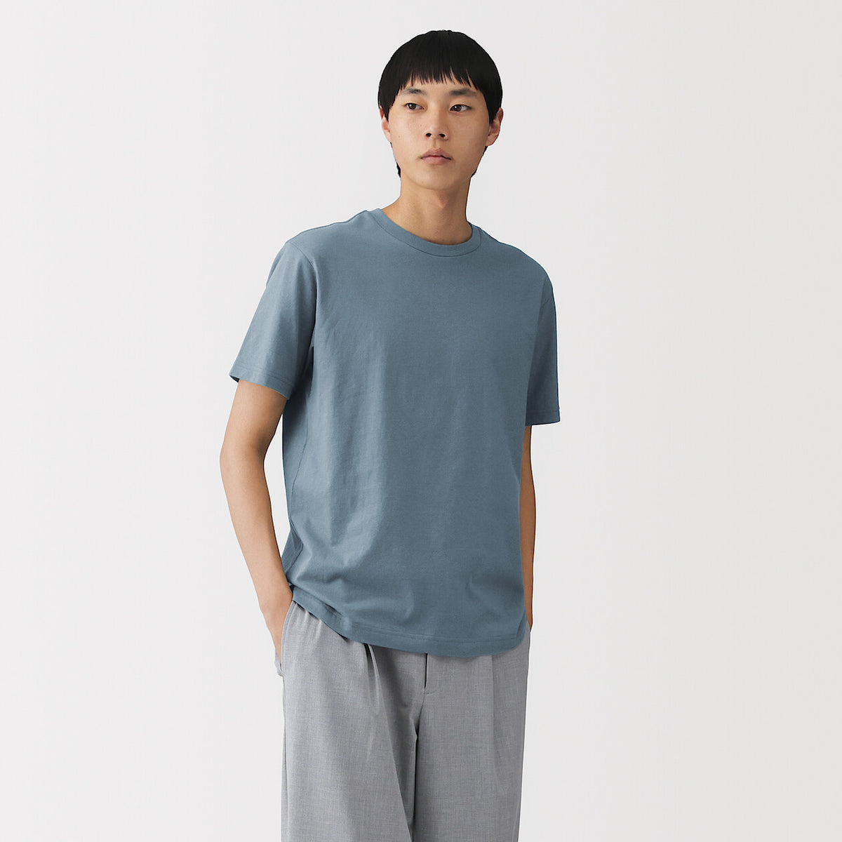 Men's Cotton Short Sleeve Crew Neck T-Shirt