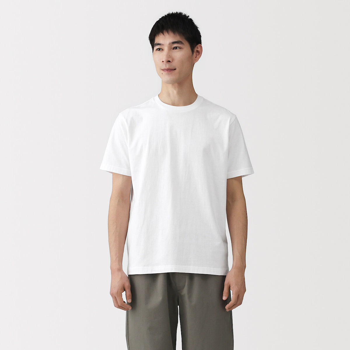 Men's Cotton Short Sleeve Crew Neck T-Shirt