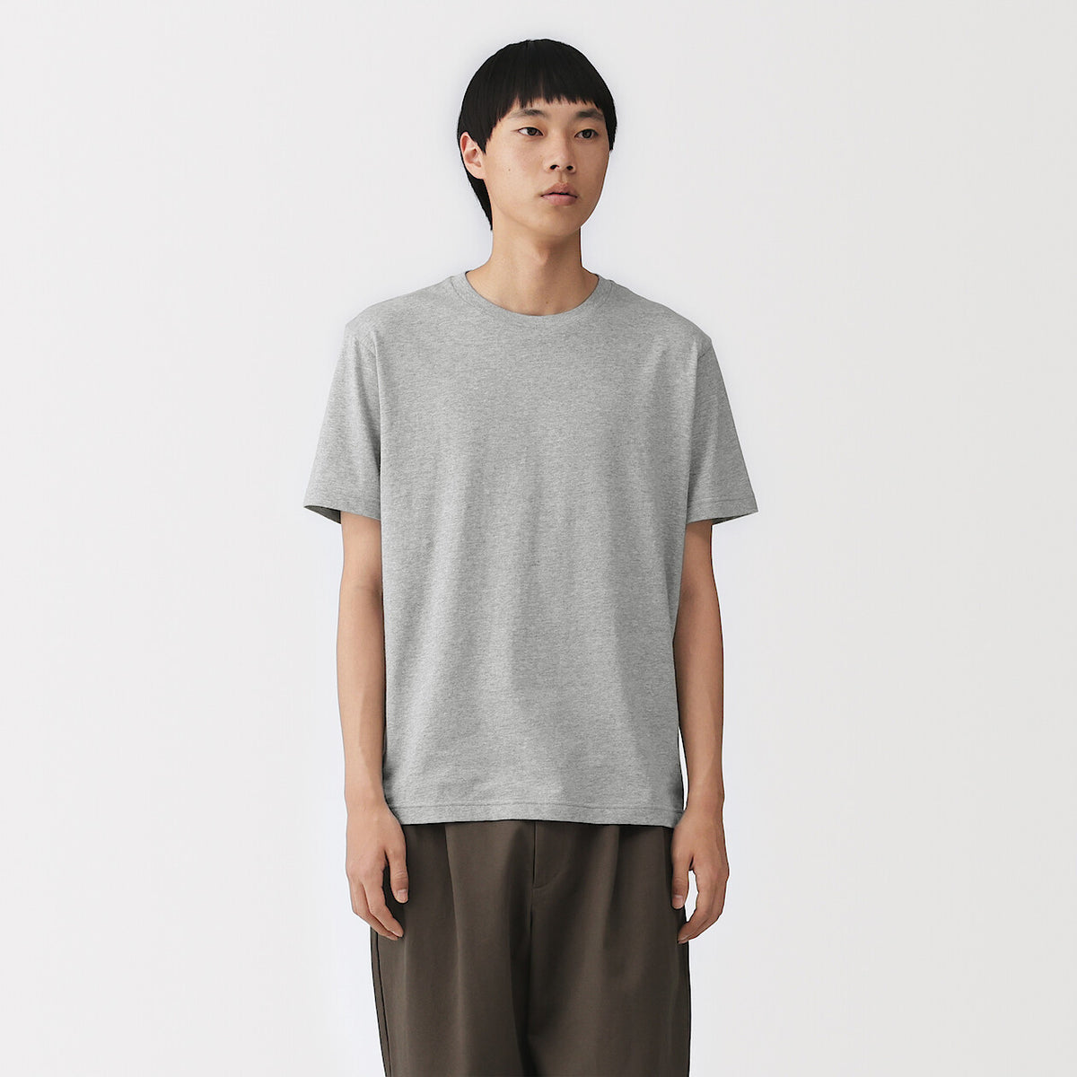 Men's Cotton Short Sleeve Crew Neck T-Shirt