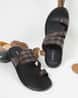 Shein Men's Multi-Strap Overlay Toe-Ring Flip Flops